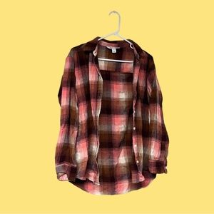Old Navy "Boyfriend Shirt" Flannel